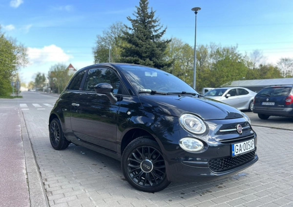 Fiat 500 cena 35900 przebieg: 75000, rok produkcji 2016 z Gdańsk małe 232